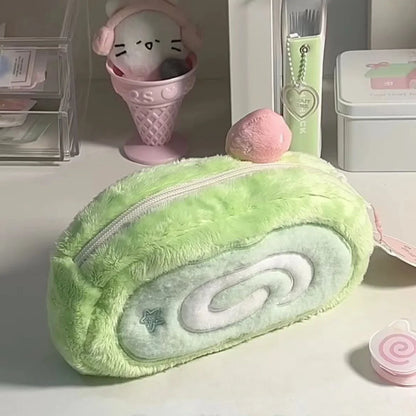 Plush Pencil Case Pencil Case Large Capacity Stationery Case Cute Pencil Storage Case