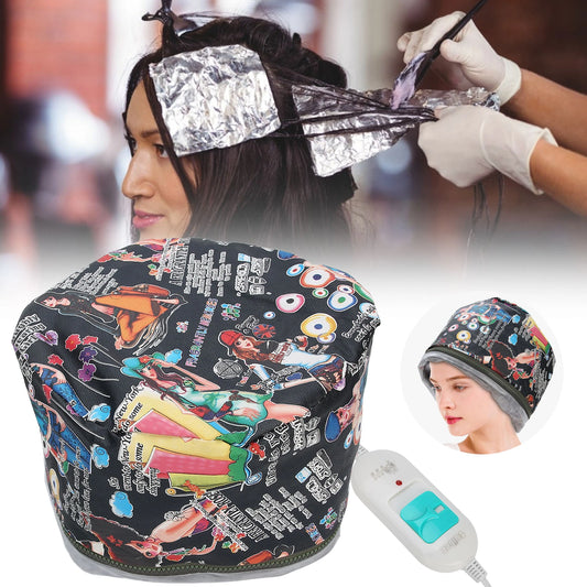 3 Gears Hair Cap Electric Hair Cap Deep Conditioning Heating Oil Treatment Baking Hat Nourishing Hair Care Tool Spa Home