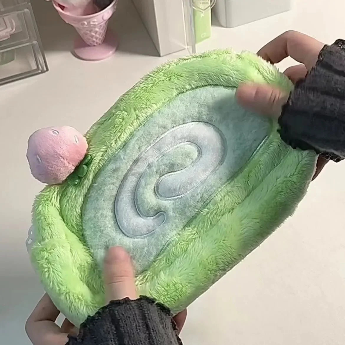Plush Pencil Case Pencil Case Large Capacity Stationery Case Cute Pencil Storage Case