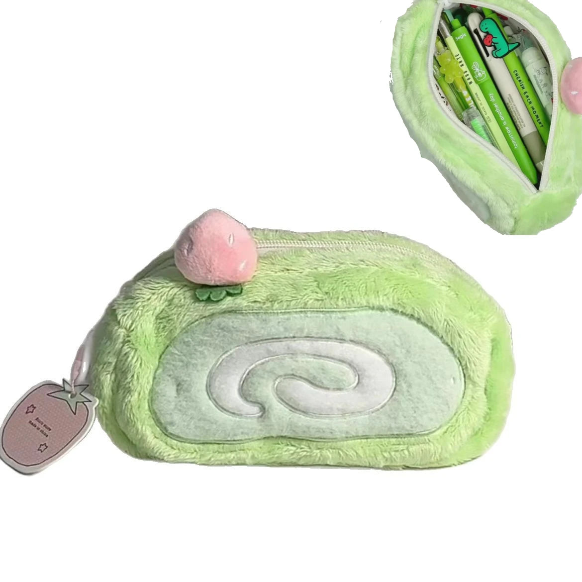 Plush Pencil Case Pencil Case Large Capacity Stationery Case Cute Pencil Storage Case