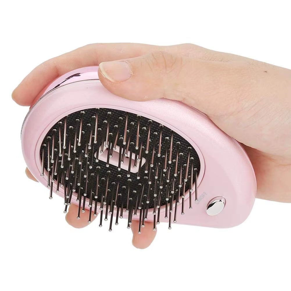 Anti-Static Ionic Hair Brush Electric Hair Brush Comb Massager Vibration Hair Scalp Massager Brush